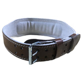 Schwarzer Rewon Leder Fitnessgürtel für Gewichtheben, ideal für Bodybuilding und Boxtraining, robust und tragbar.